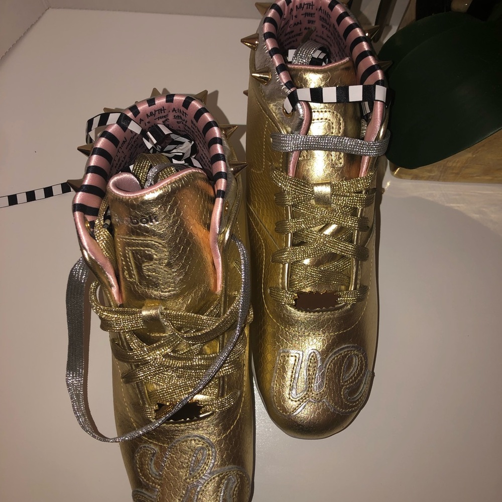 Gold Melody Ehsani X Reebok Metallic Python Love … - image 3